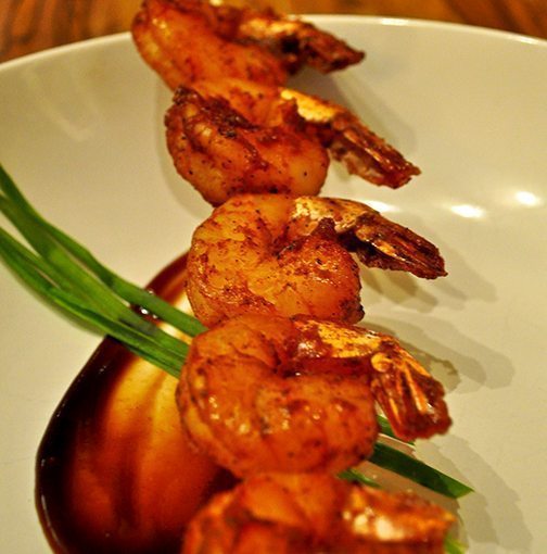 Smoked Garlic Prawns