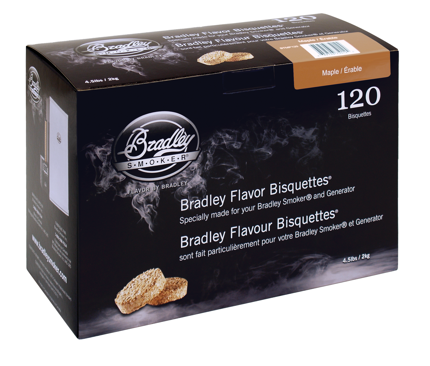 Μπισκότα σφενδάμου για Bradley Smokers